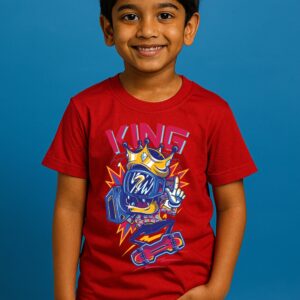 Purycot Boys Cotton multicolor Printed T-Shirt