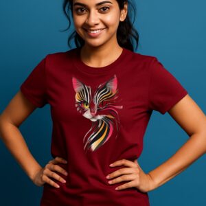 pure Cotton Multicolor T Shirt for Women