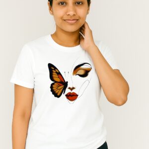 pure Cotton Multicolor T Shirt for Women